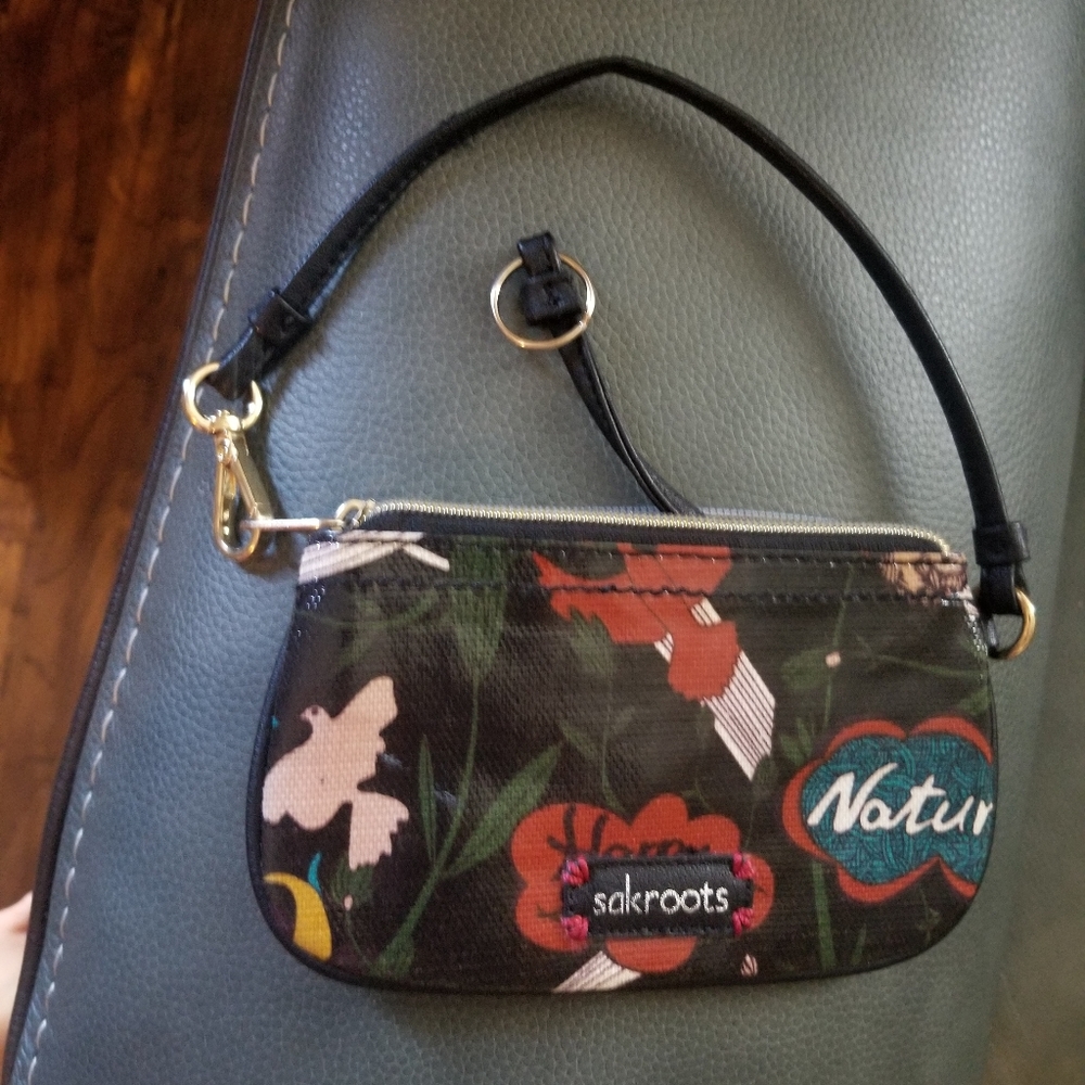 Sakroots Wristlet Bag Sak Roots Nature Print